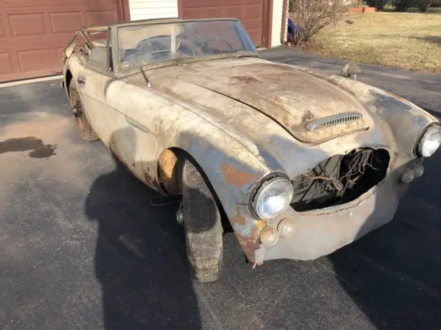 1965 austin healey 3000 for restoration a true barn find great shape