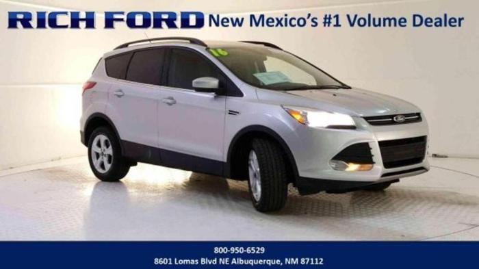 2016 ford escape se se 4dr suv for sale in albuquerque, new mexico