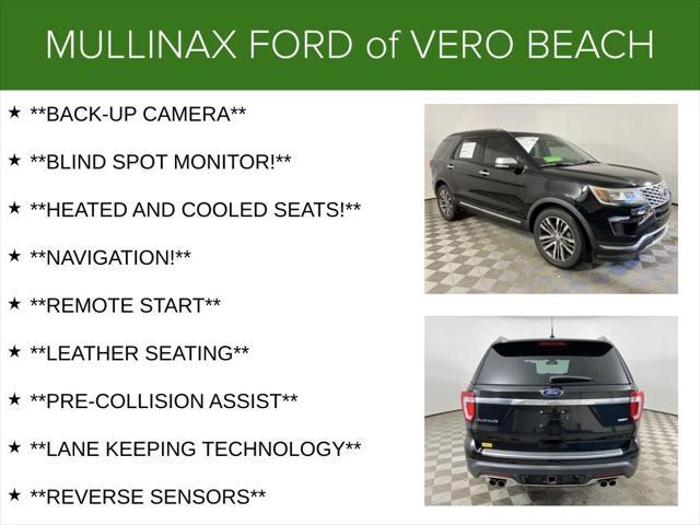 2018 ford explorer platinum