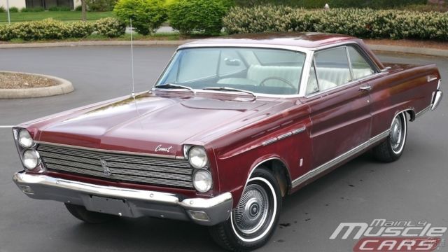 1965 mercury comet caliente - v8 buckets console - original build sheet!