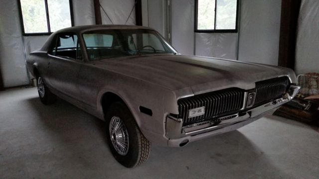 1968 cougar xr7 project.lots new parts,new 302,auto,ready to paint solid no rust