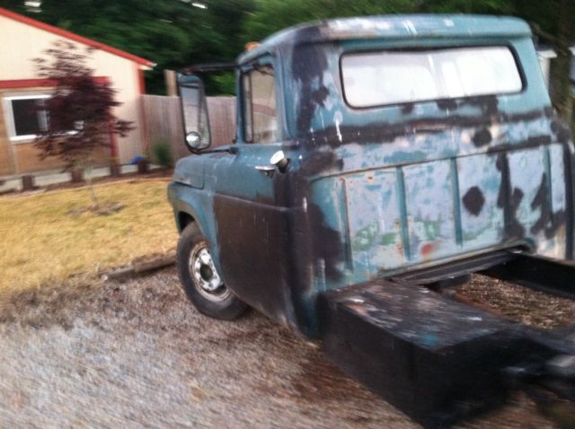1958 ford truck f35 f350 one ton dually runs drives 57k miles rat rod