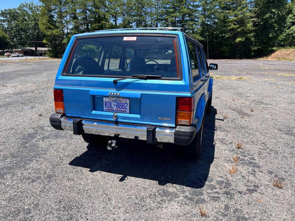 1989 jeep cherokee suv blue 4wd manual pioneer