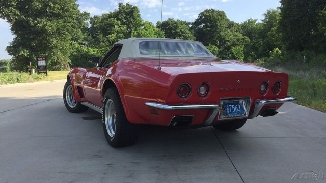 1973 chevrolet corvette stingray numbers matching convertible, 350, automatic
