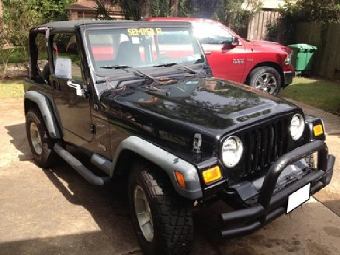 1999 jeep wrangler sport 4x4 - great hunting vehicle in houston, tx