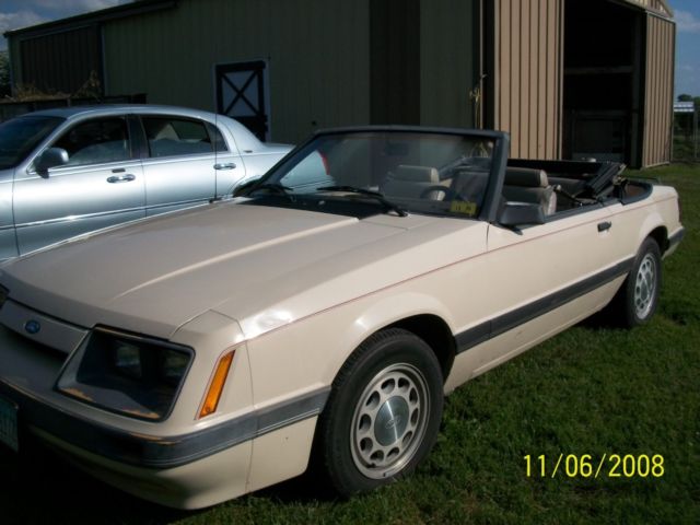 1986 ford mustang lx convertable