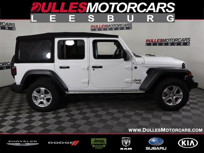 used 2018 jeep wrangler 4wd unlimited sport leesburg, va 20175 for sale in leesburg, virginia