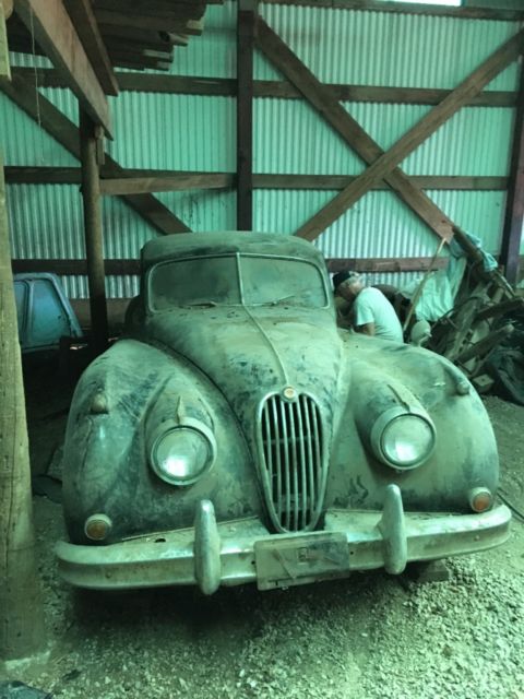 1957 jaguar xk140 fhc (barnfind)