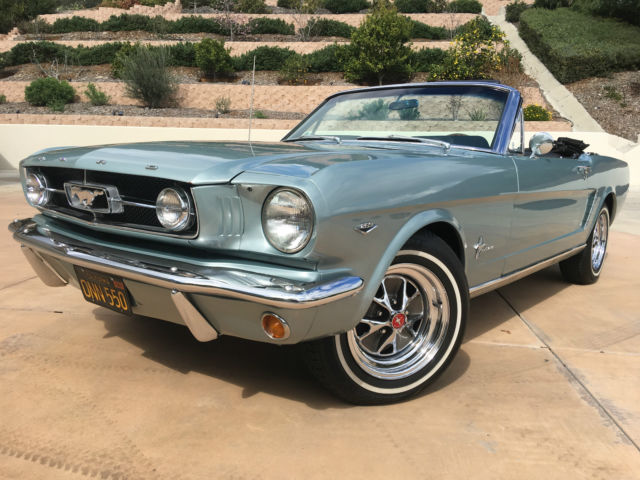 1965 mustang convertible restomod