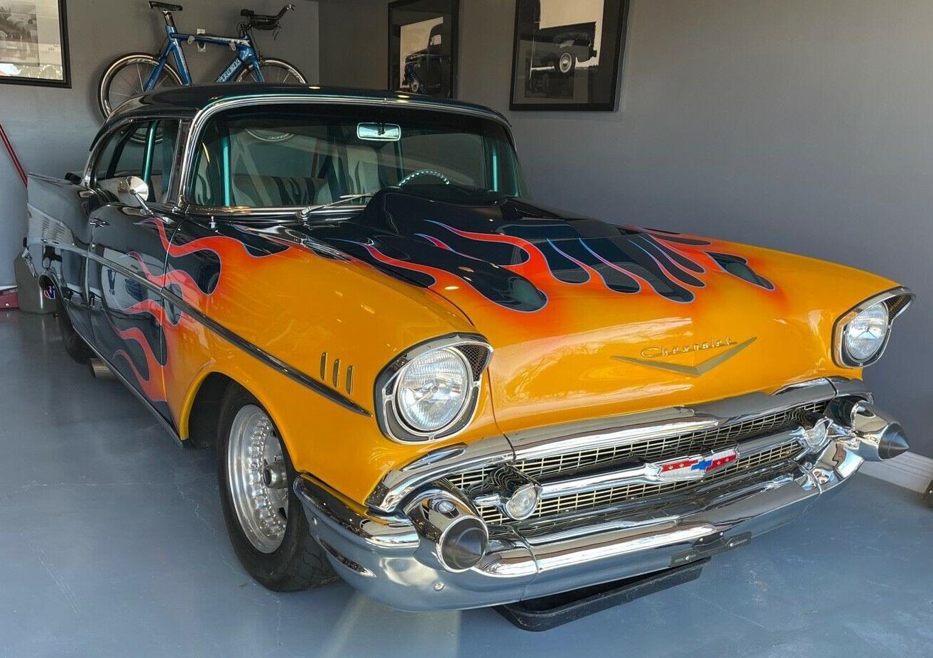 1957 chevrolet bel air150210 coupe racing 572 engine show car
