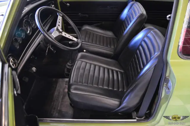 1971 mini innocenti - italian delux mini - striking orig. ca. car - verde chiaro