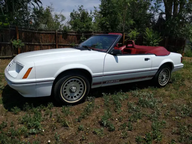 1984 mustang 20th anniversary special gt 350