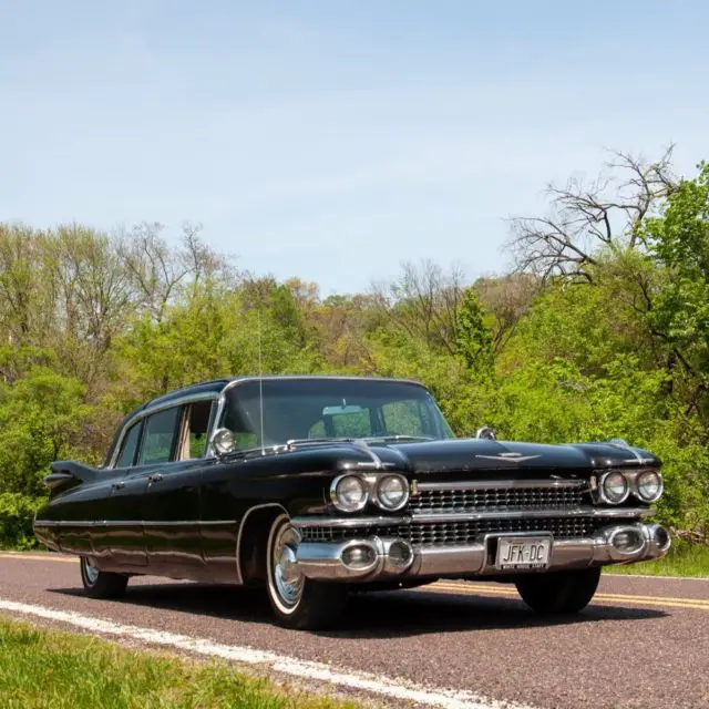 1959 cadillac fleetwood six-window limousine