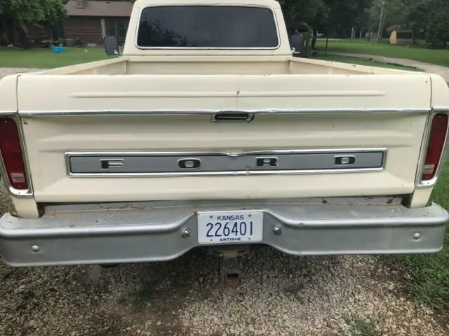 1977 f250 3-4 ton styleside supercab 460 motor 67k miles