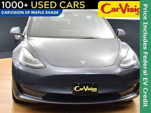 2021 tesla model 3 standard range plus 4dr rear-wheel drive sedan in maple shade, new jersey