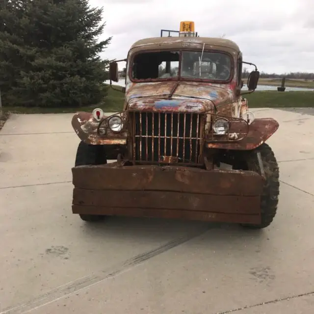 1942 wc53 carryall dodge power wagon 4x4 tow truck wrecker