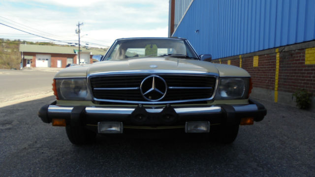 1979 mercedes 450 sl; 8-cyl. 4520cc/180hp bosch fi; 2 tops