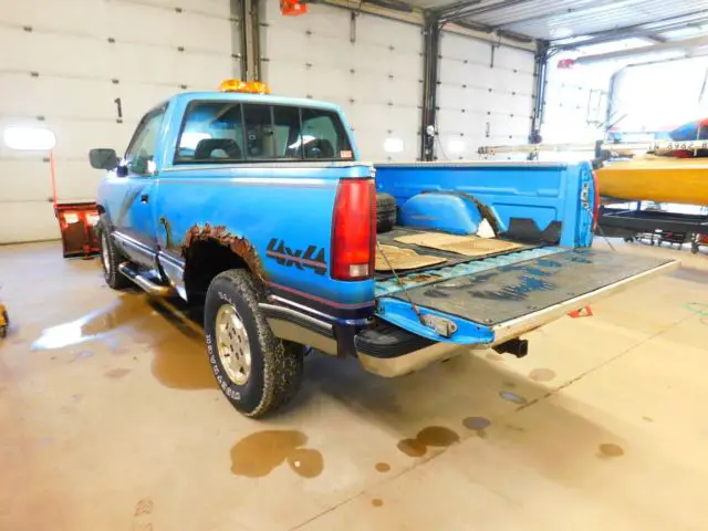 1993 chevrolet k1500 silverado with plow t1269219