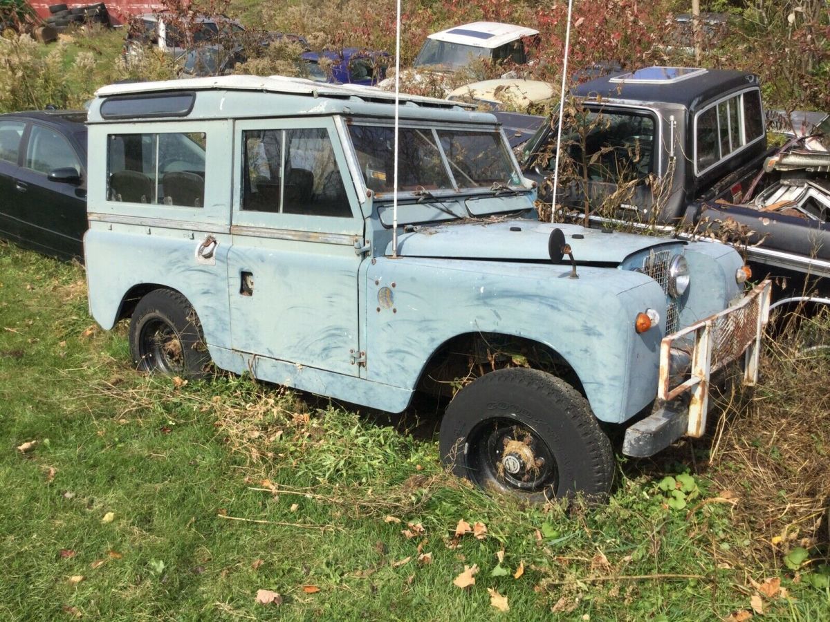 1965 land rover series ii suv blue 4wd manual