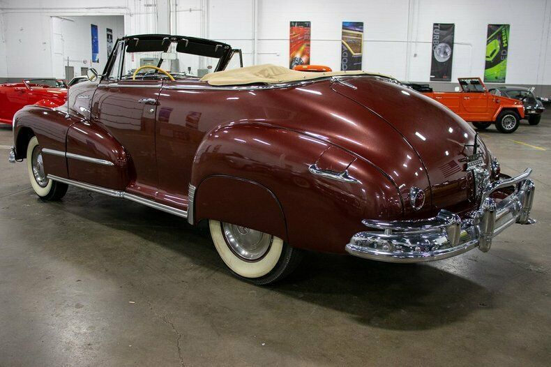 1948 pontiac streamliner silver streak 58831 miles red 294 automatic