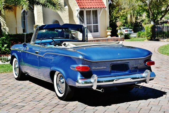 amazing so very rare 1960 studebaker lark viii convertible v-8 auto vintagea/c