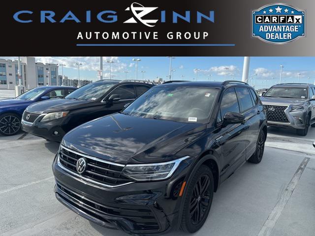 2022 volkswagen tiguan 2.0t se r-line black