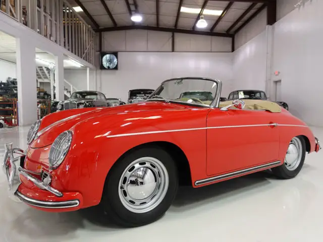 1959 porsche 356a/1600 convertible d, matching numbers! long-term ownership!