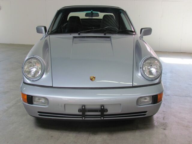 1991 porsche 911 carrera 2 48,423 miles silver convertible h6 3.6l auto