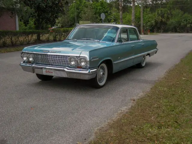 1963 impala 4 door factory air no reserve