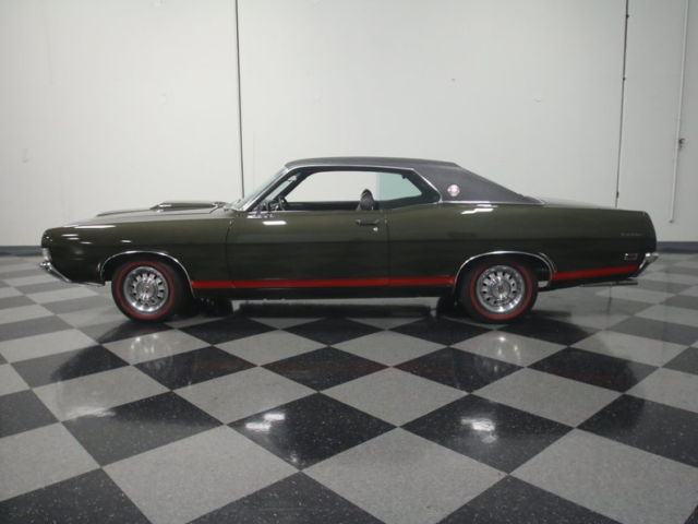 real deal formal roof gt, m-code 351-4v, fmx trans, expertly restored, marti!