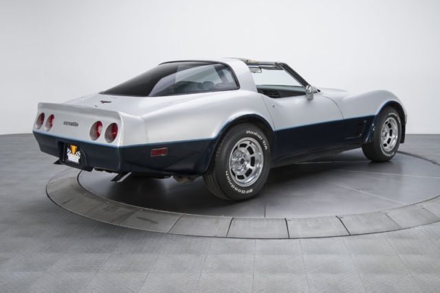 1981 chevrolet corvette 47,984 miles silver metallic coupe 8 cylinder engine 5