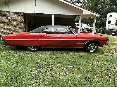 1968 pontiac bonneville red rwd automatic