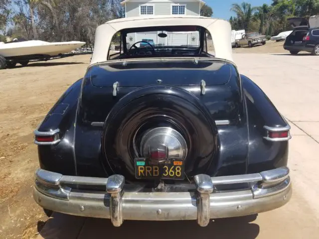 1948 lincoln continental convertible, v-12, ca black pates,very original, rare