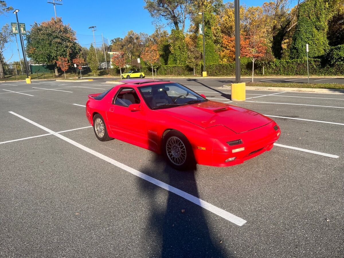 1989 mazda rx-7 coupe red rwd manual