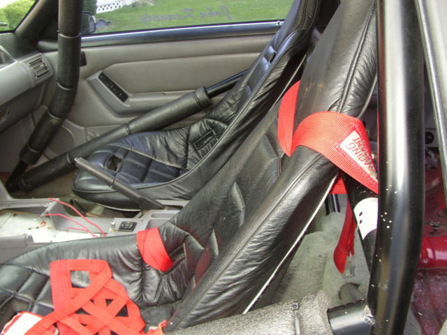 ford mustang lx 5.0 fox body roller drag car