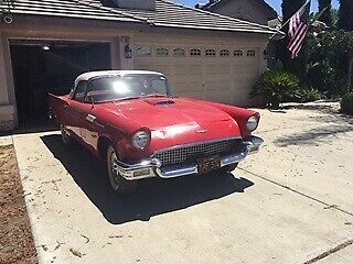 1957 ford thunderbird e code. no reserve california black plates