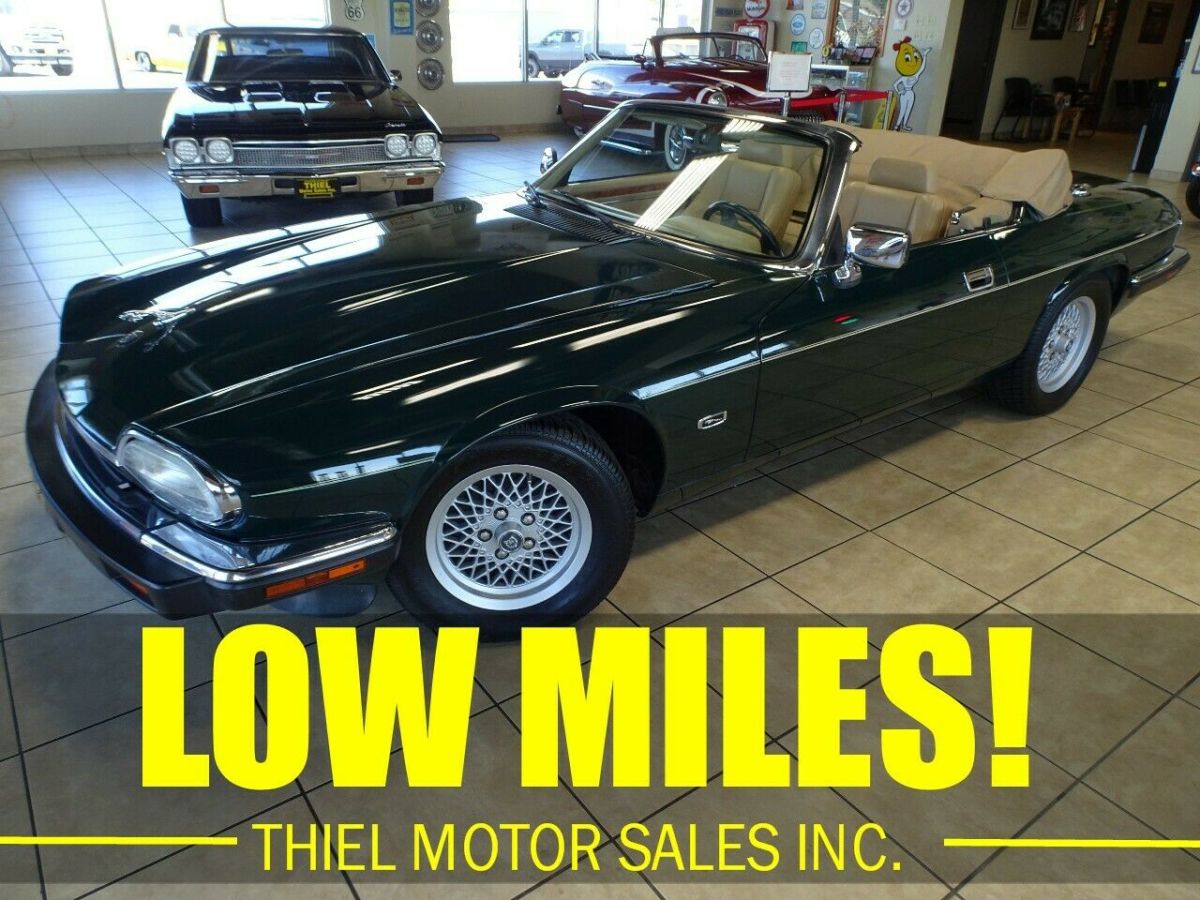 1993 jaguar xjs convertible only 35,000 miles 100% carfax certified 92 93 94 95