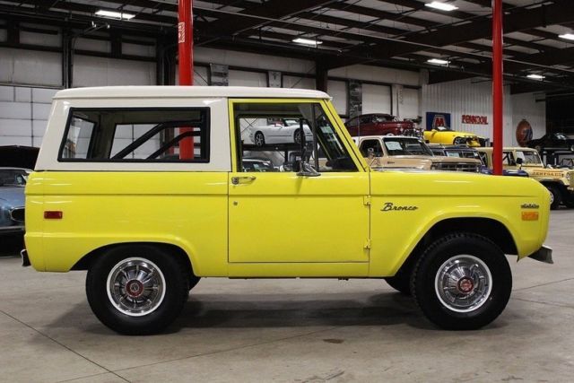 1971 ford bronco 67666 miles yellow suv 302 v8 manual