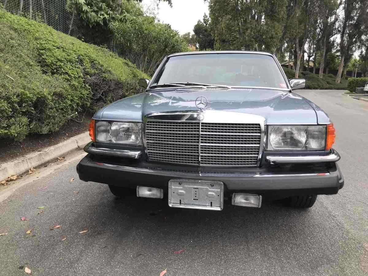 1979 mercedes-benz 450 sel 6.9 sedan blue rwd automatic