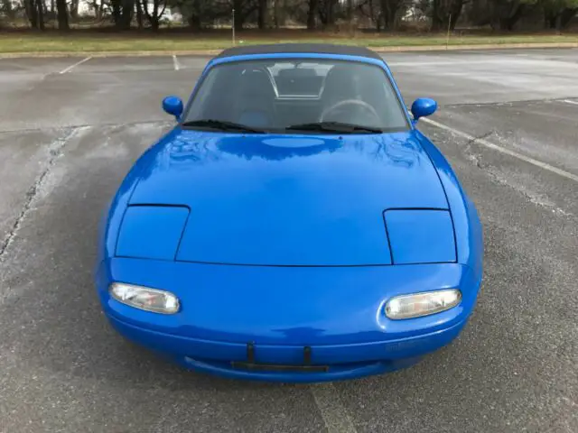 no reserve 1992 mazda miata mx-5 convertible low mileage clean title 5 speed