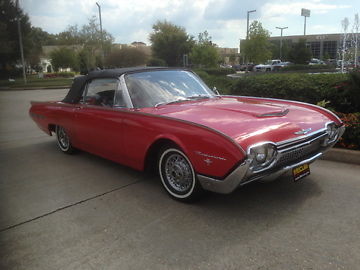 1962 ford thunderbird convertible 390 ci sports roadster