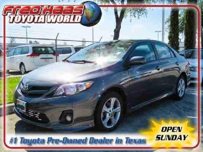 2011 toyota corolla sport cruise control alloys one owner warranty in spring, tx