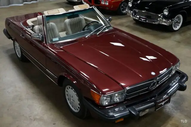 1986 mercedes-benz 560-class, maroon with 47542 miles available now!