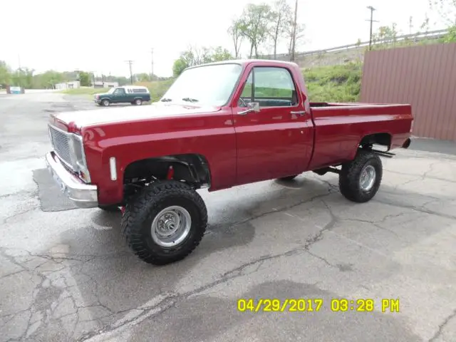1974 chevrolet 1/2 ton 4-wheel drive pick-up truck excellent condition lift kit