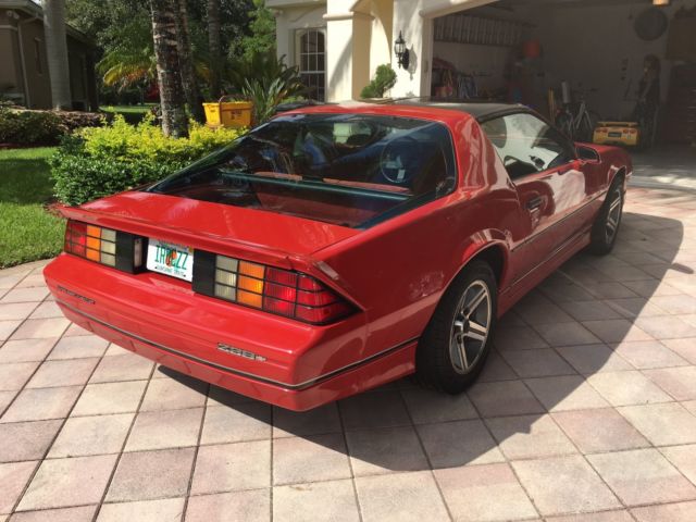 first year for iroc z! t-tops!