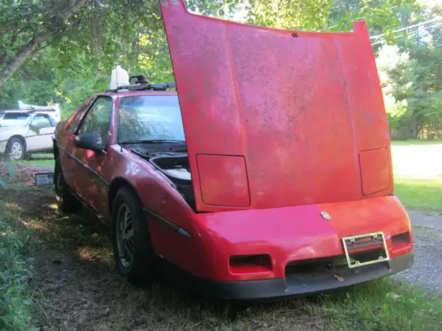 1986 pontiac fiero sport coupe v6 automatic parts/project car as is