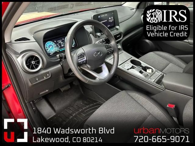 2022 hyundai kona ev sel