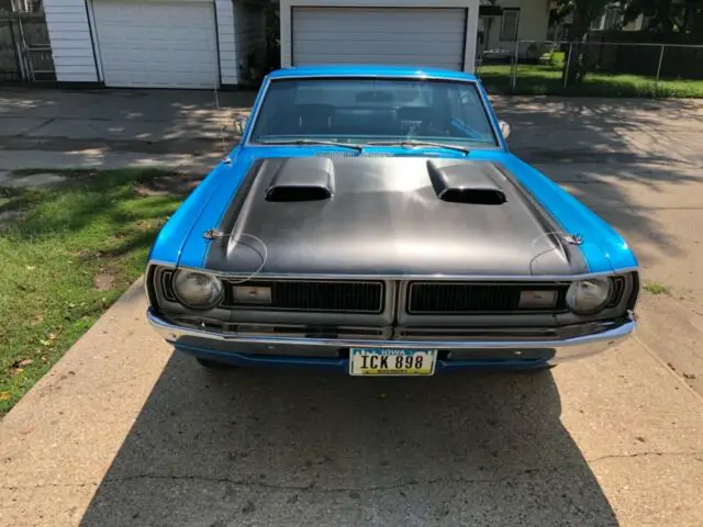 1970 dodge dart swinger - matching #s - 340 4 speed - b5 blue * read description