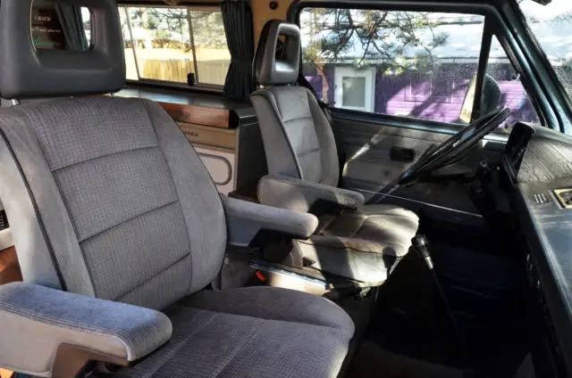 1987 volkswagen vanagon westfalia custom teca interior solar off-grid ready!