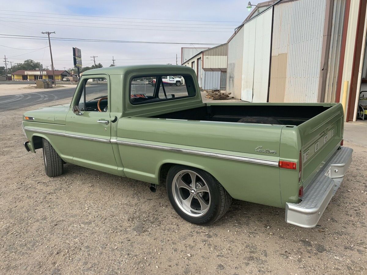 1971 ford f-100 pickup green rwd manual custom